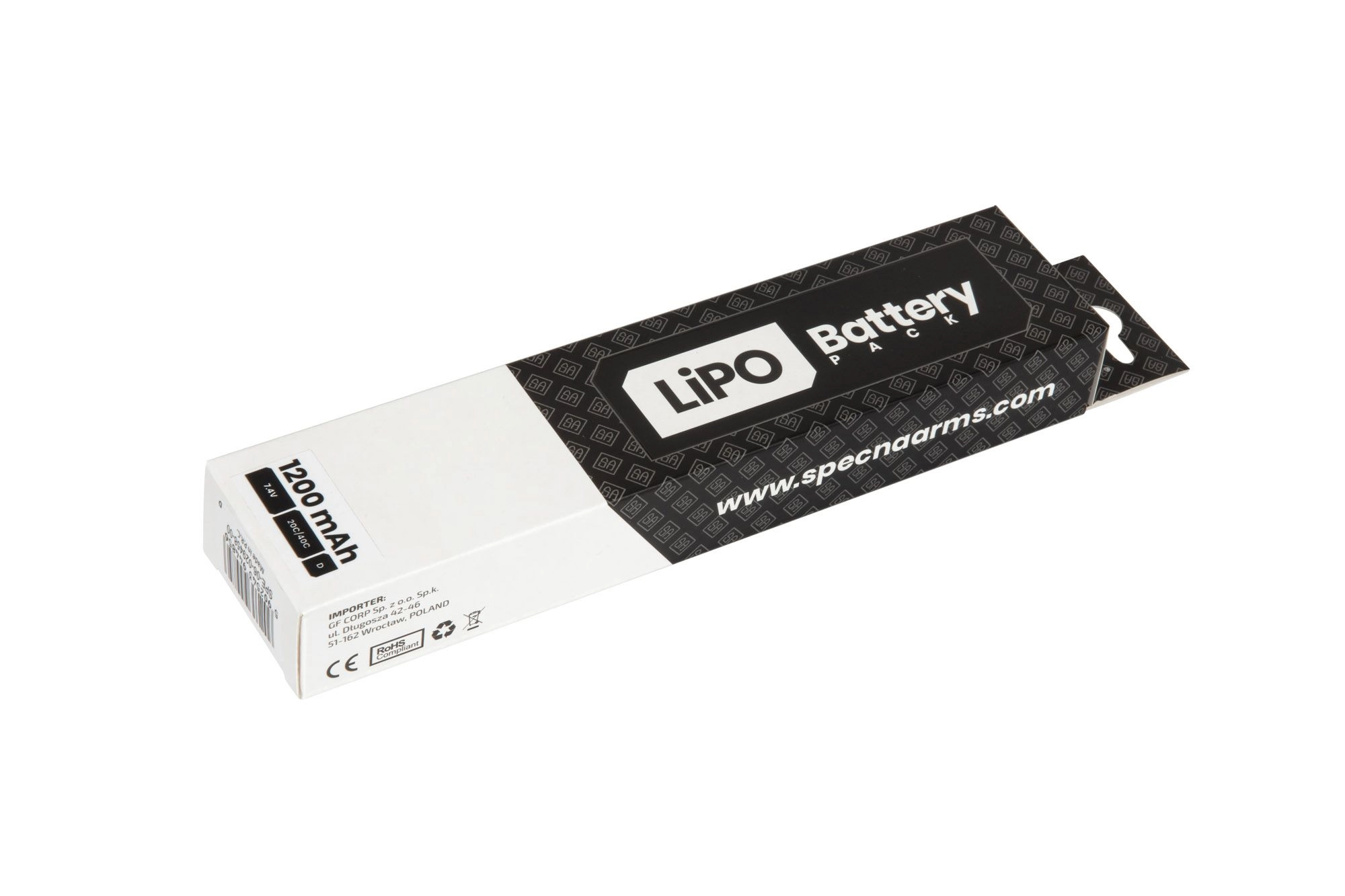 LiPo 7.4V 1200mAh 20C/40C Battery – Deans- Under AK Dust Cover (39) - Image 3