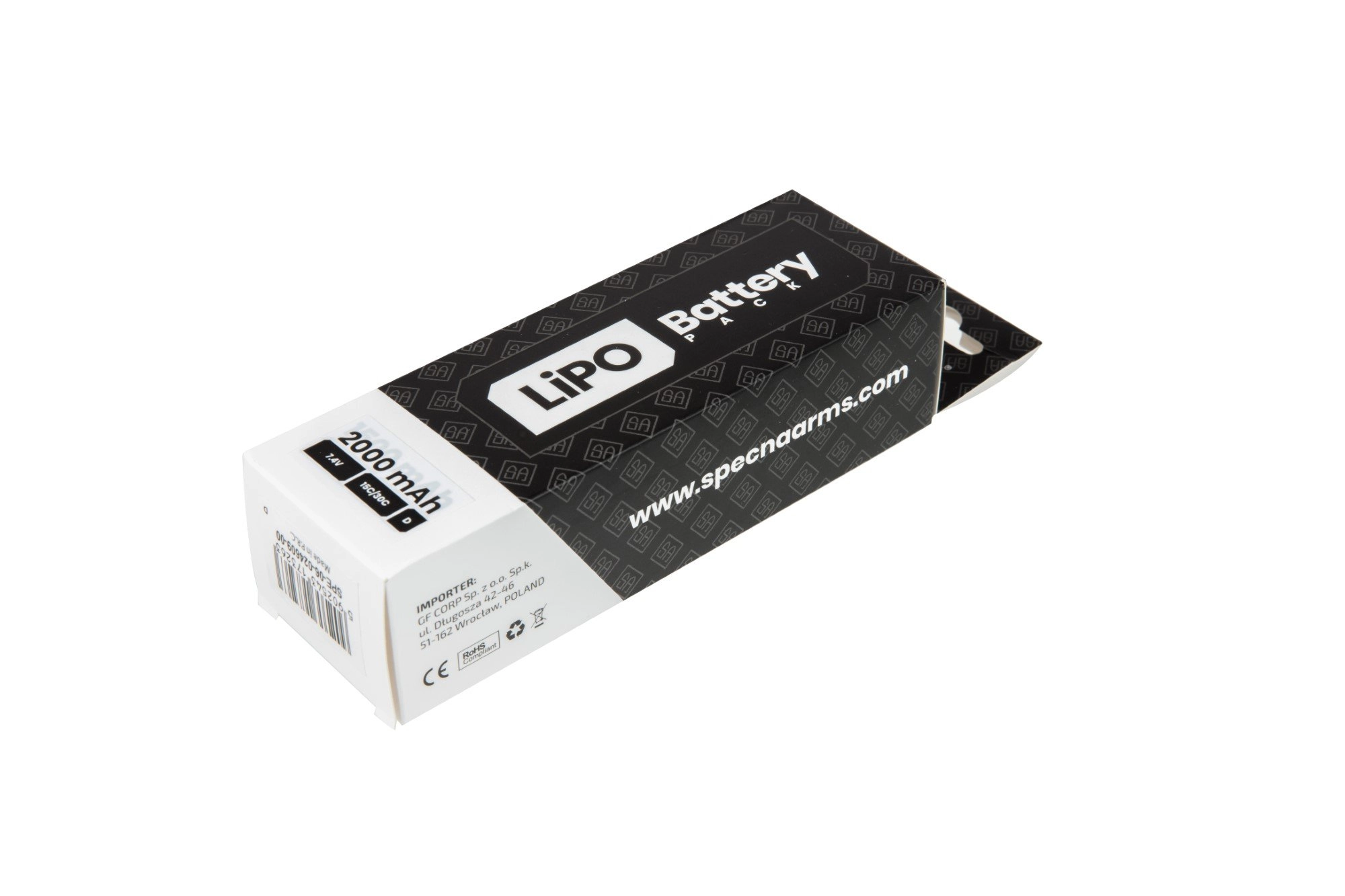 LiPo 7.4V 2000mAh 15/30C NUNCHUCK-DEANS - Image 2