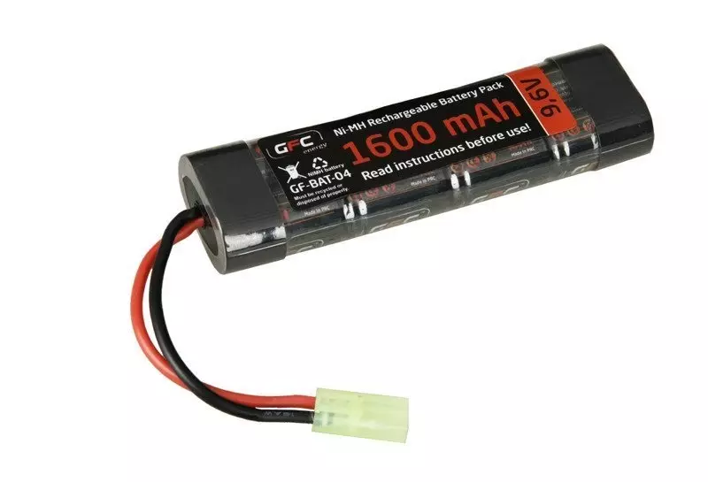 NiMH 9.6V 1600mAh battery