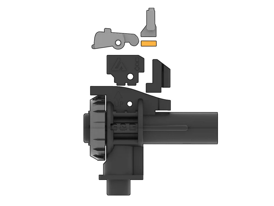 Top-Down-Center (TDC) Bracket Integration Kit for: ASG Scorpion Evo Hop-up Chamber - Image 4