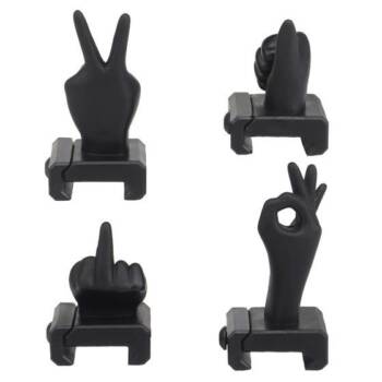 Hand Signal Sights (RIS) (Black)
