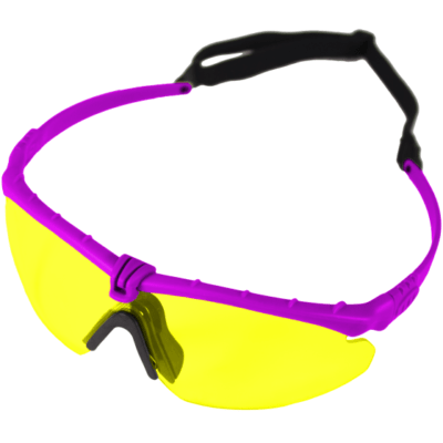 Battle Pros Protective Eyewear (No Insert) (Yellow-Purple) product image