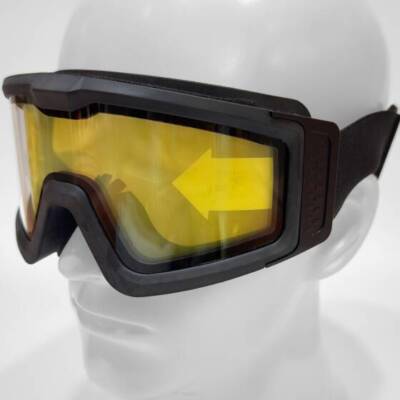 Battle Visor Dual Lens Protective Eyewear (Clear-Black) product image
