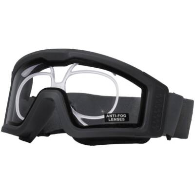 Nuprol Battle Visor RX THERMAL (Black – Clear) Protective Eyewear product image