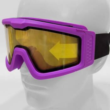Battle Visor Dual Lens Protective Eyewear (Clear-Black) - Image 7