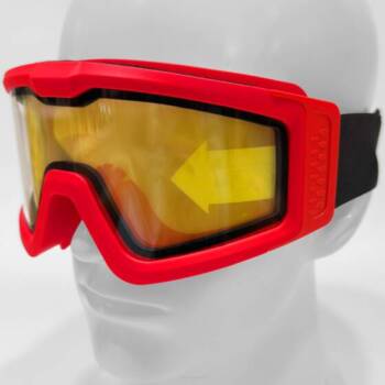 Battle Visor Dual Lens Protective Eyewear (Clear-Black) - Image 6