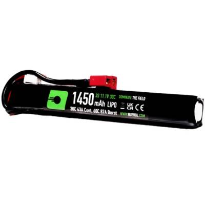 NUPROL 1450MAH 11.1V 30C LIPO STICK TYPE – DEANS product image