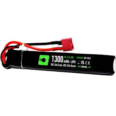 NUPROL POWER 1300MAH LIPO 7.4V 20C STICK – DEANS product image