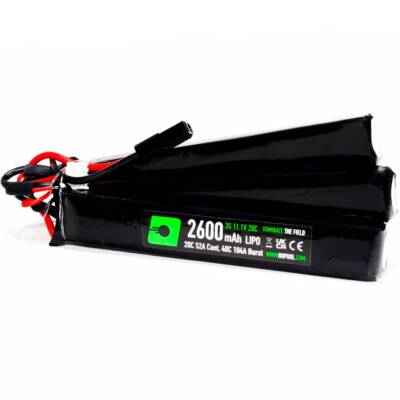 NURPOL 2600MAH LIPO 11.1V 20C TRIPLET – DEANS product image