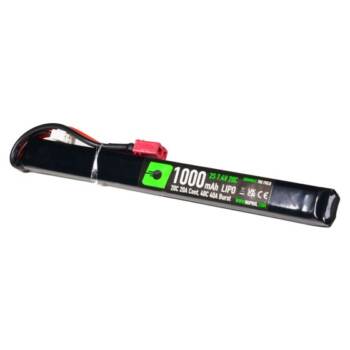 LiPo Battery 1000mAh 7.4v 20c (AK Slim Stick|Deans) (40)
