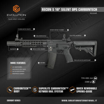 Evolution Recon Superlite 10 Silent Ops Carbontech (501) - Image 16
