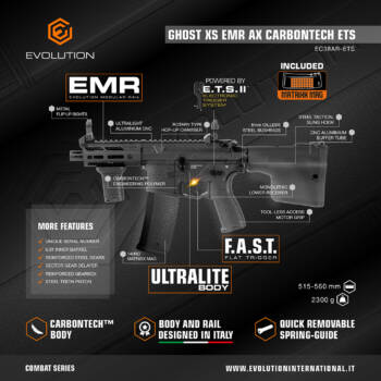 Evolution Ghost XS EMR AX Carbontech ETS (497) - Image 5