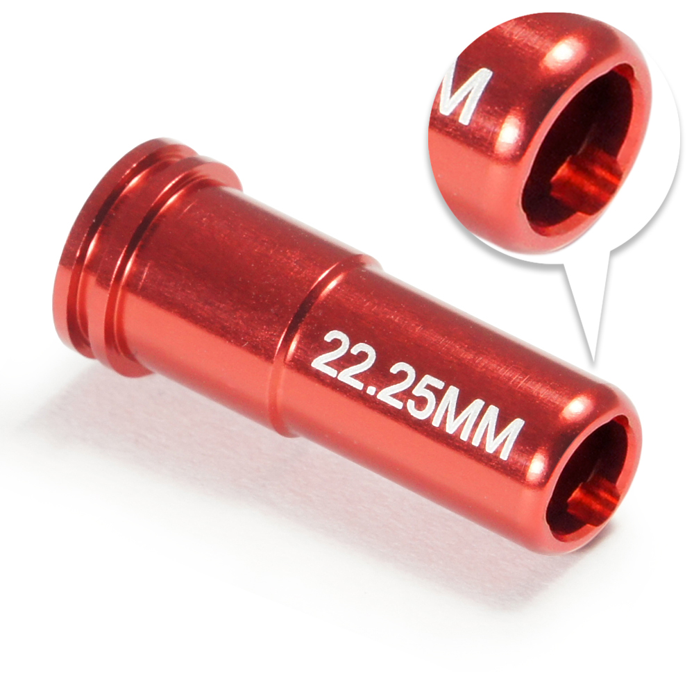 CNC Aluminum Double O-Ring Air Seal Nozzle (22.25mm) For Airsoft AEG Series - Image 4