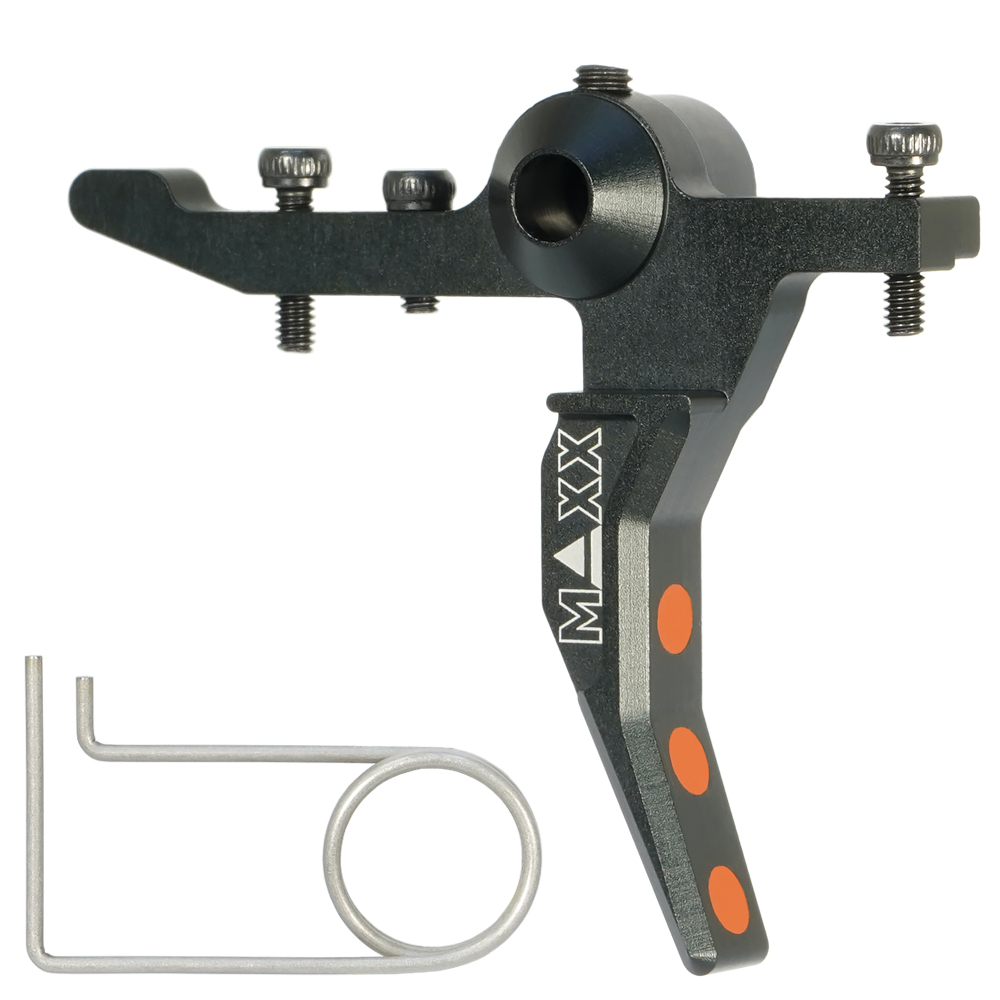 MAXX CNC Aluminum Advanced Speed Trigger (Style C) (Black) for MTW
