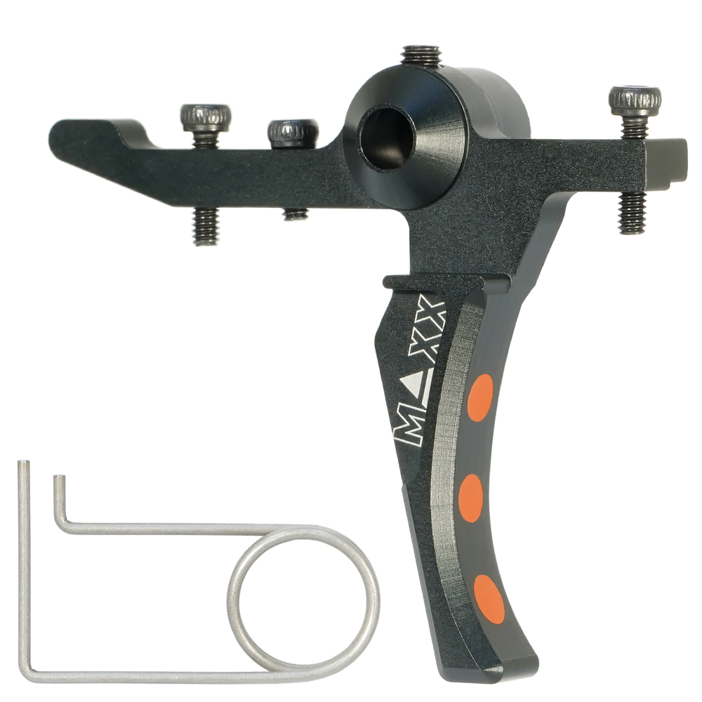 MAXX CNC Aluminum Advanced Speed Trigger (Style D) (Black) for MTW - Image 3