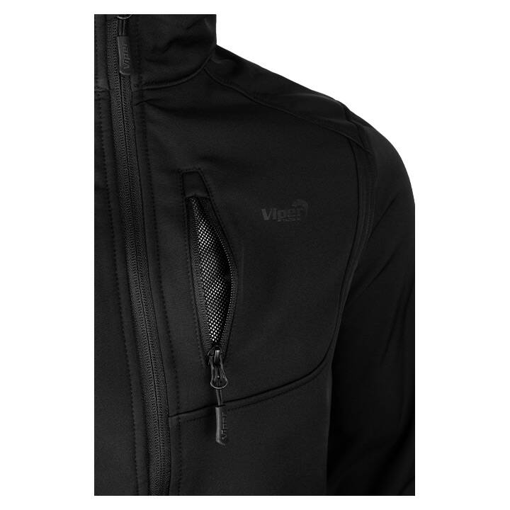 Covert Softshell Jacket BLACK - Image 6