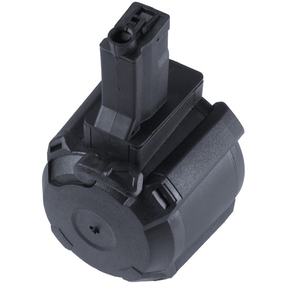 NUPROL MP5 LP-Drum Magazine AEG 1200R (Drum|Auto-Sound) (Black)