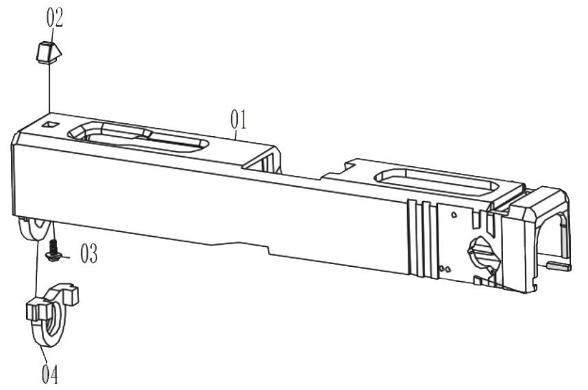 RAVEN PISTOL SLIDE + HAMMER ASSEMBLY (EU18) (SILVER) - Image 3