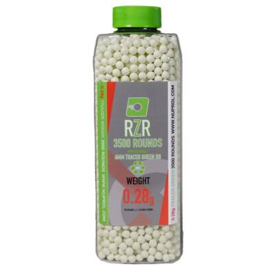 RZR Airsoft BBs Biodegradable Tracer (3500R Bottle) 0.28g product image