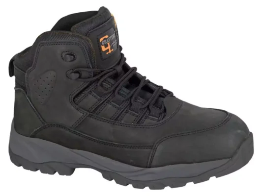 Black Nubuck Safety Hiker Type Boot (35) product image