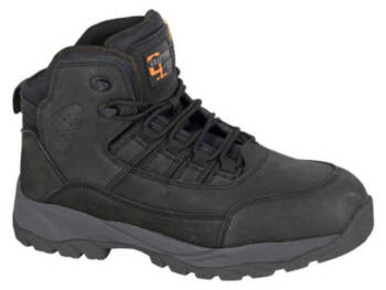 Black Nubuck Safety Hiker Type Boot (35) - Image 2