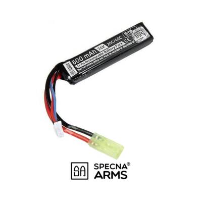 LiPo 7,4V 600mAh 20/40C Battery for PDW – Tamiya mini product image