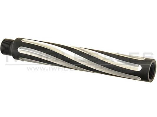 CCCP Suppressor for M4/AR15/M16 (14mm Threaded Outer Barrel – Black/White) product image