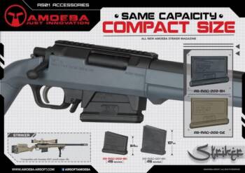 ARES AMEOBA STRIKER SNIPER RIFLE MAGAZINE COMPACT 45RNDS - Image 3