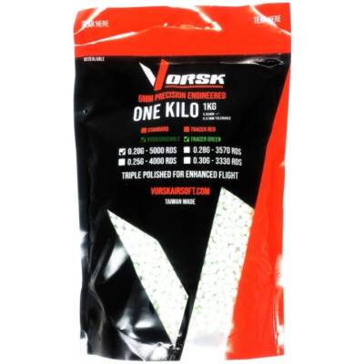 Vorsk 6mm Precision Bio Tracer Airsoft BBs (1KG) 0.20g product image