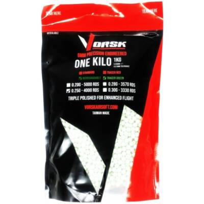 Vorsk 6mm Precision Bio Tracer Airsoft BBs (1KG) 0.25g product image