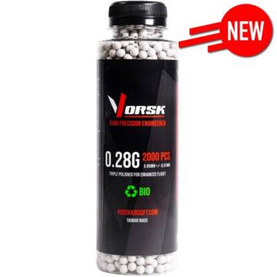 6mm Precision Bio Airsoft BBs (2000R) 0.28g product image